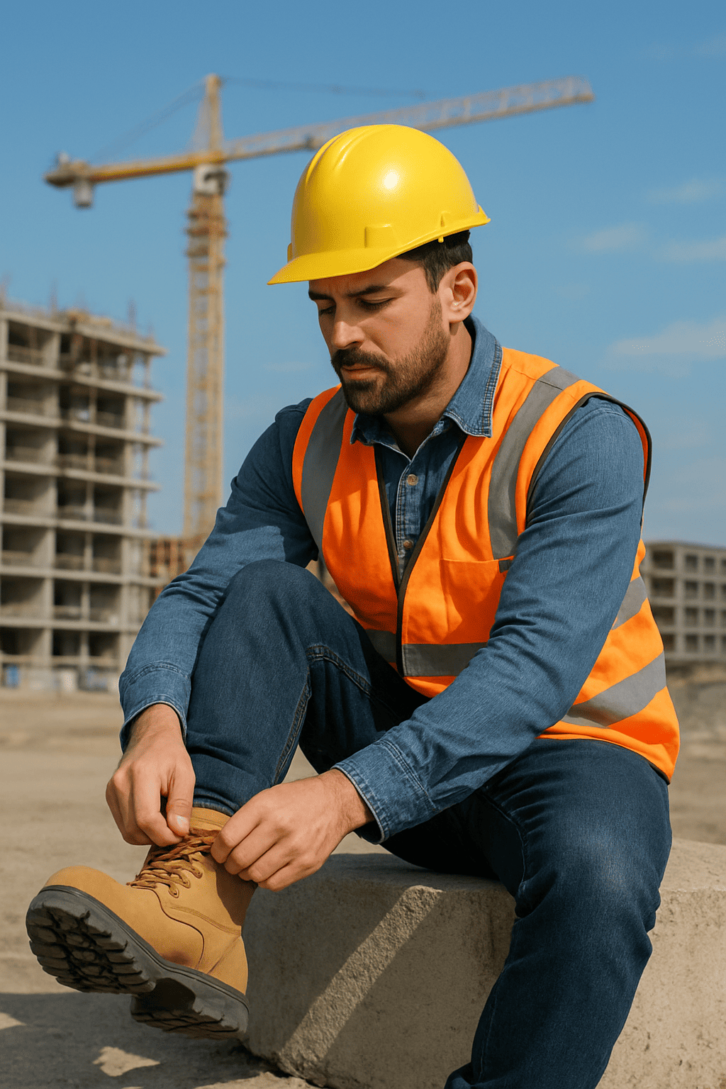 helm, rompi, sepatu boots safety